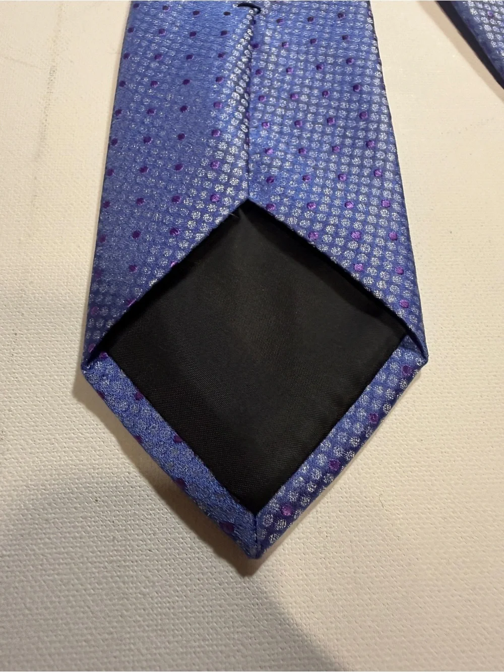 Van Heusen Purple-Blue Microdot Silk Tie